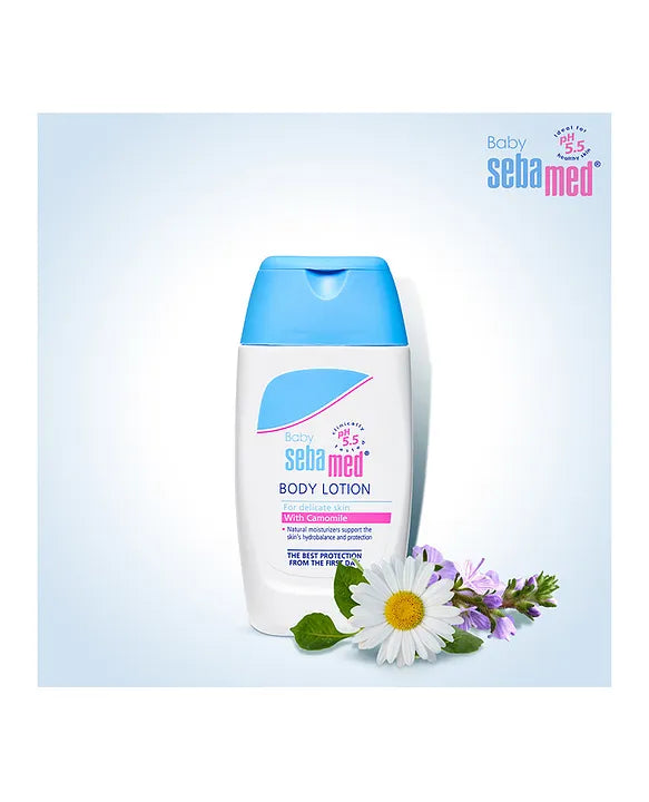 Sebamed Baby Body Lotion|pH 5.5|Long lasting moisturiser|Quickly absorbed|50 ml