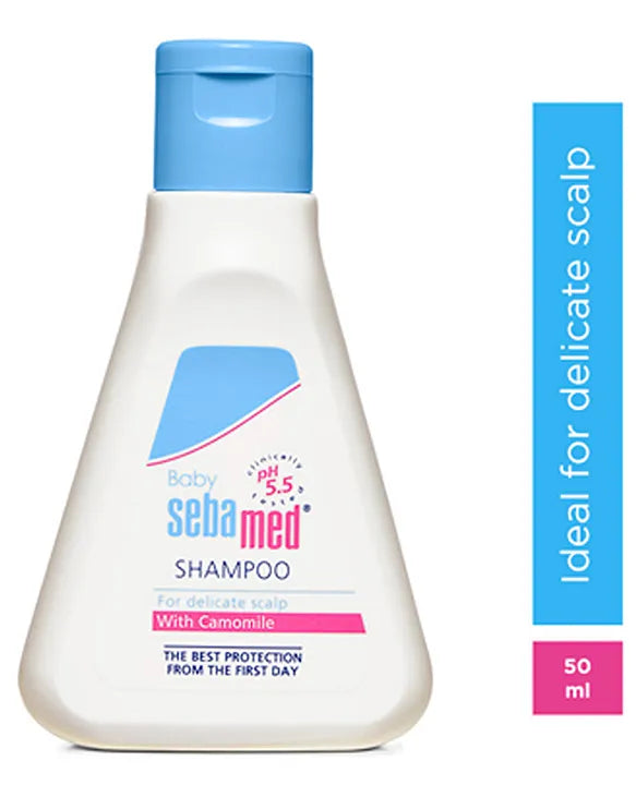 Sebamed Baby Shampoo|pH 5.5| Ideal for Newborn's delicate scalp| No Tears | 50 ml
