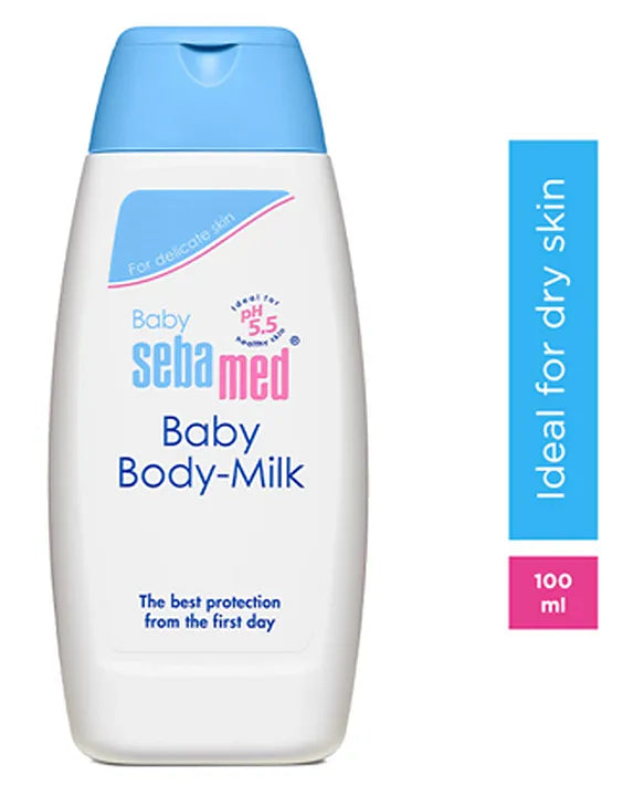 Sebamed Baby Body Milk |pH 5.5|Ideal for dry skin|Daily moisturisation|100 ml