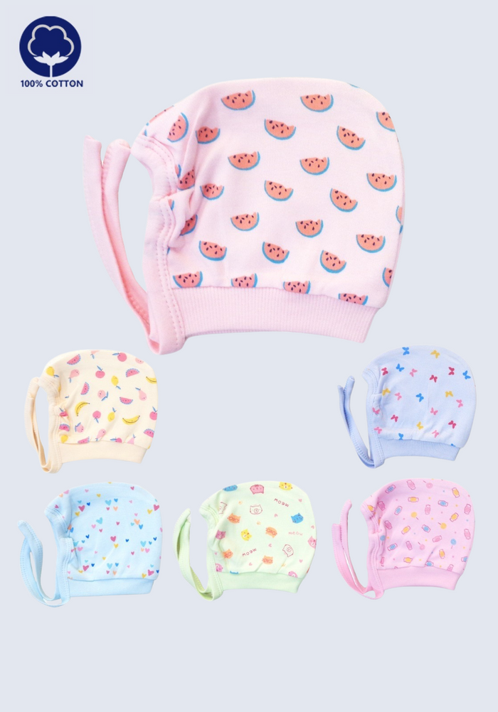 Set of 3 Baby Hosiery Caps