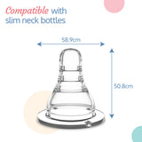 Essential Teat/Nipple for Slim Neck Bottle, 2pcs, Variable Flow