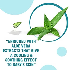 Mee Mee Caring Baby Wet Wipes With Aloe Vera Extracts With Lid (72 Pcs) | Parabens Free
