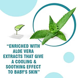 Mee Mee Caring Baby Wet Wipes With Aloe Vera Extracts With Lid (72 Pcs) | Parabens Free