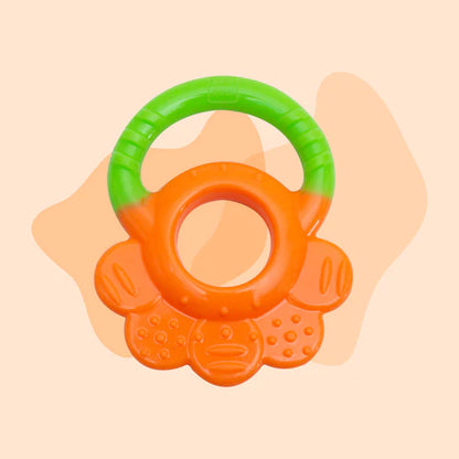 Mee Mee Multi-Textured Silicone Teether (Flower Shaped | Baby Grip)
