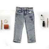 Light Blue Solid Jeans for Boys