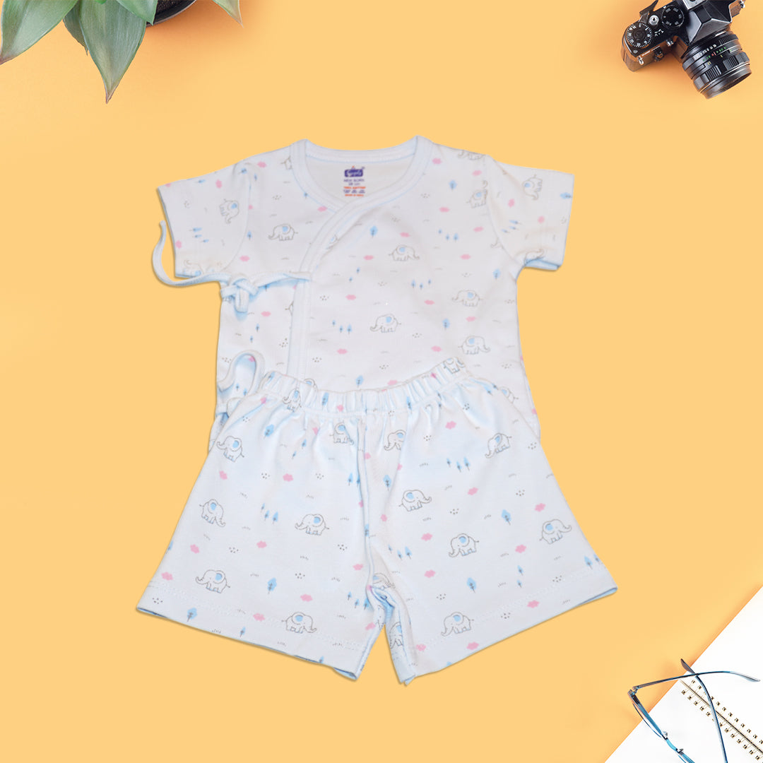 Newborn Baby Cotton Shorts Set