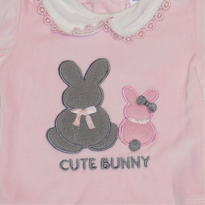 Printed Sweatshirt and Joggers Set - Pink