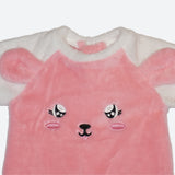 Cartoon Printed Sleepsuit - Pink and Purple