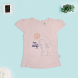 Pastel Pink Tees with Polka Dots Shorts