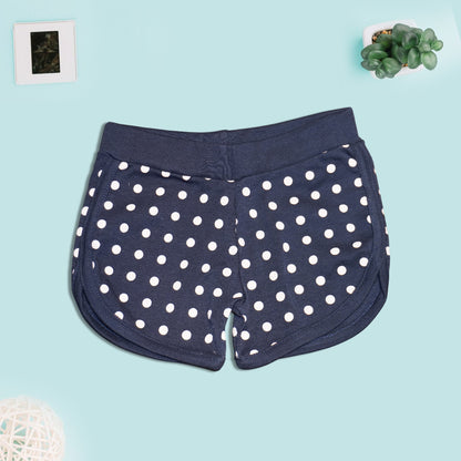 Pastel Pink Tees with Polka Dots Shorts