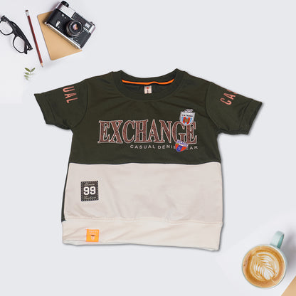 Boys Casual T-Shirt and Denim Shorts