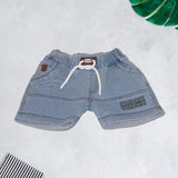 Boys Casual T-Shirt with Blue Denim Shorts