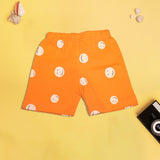 Orange T-Shirt and Shorts Set