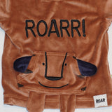 Full Sleeves Sweatshirt and Joggers for Kids - Brown