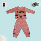Full Sleeves Sweatshirt and Joggers for Kids - Pink