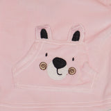 Full Sleeves Sweatshirt and Joggers with Bear Graphics - Light Pink