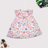 Cotton Blended Printed Frock for Baby Girls