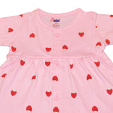 Baby Girl Frock Set – Pack of 3 | Front Open | Fruity Print | Cotton